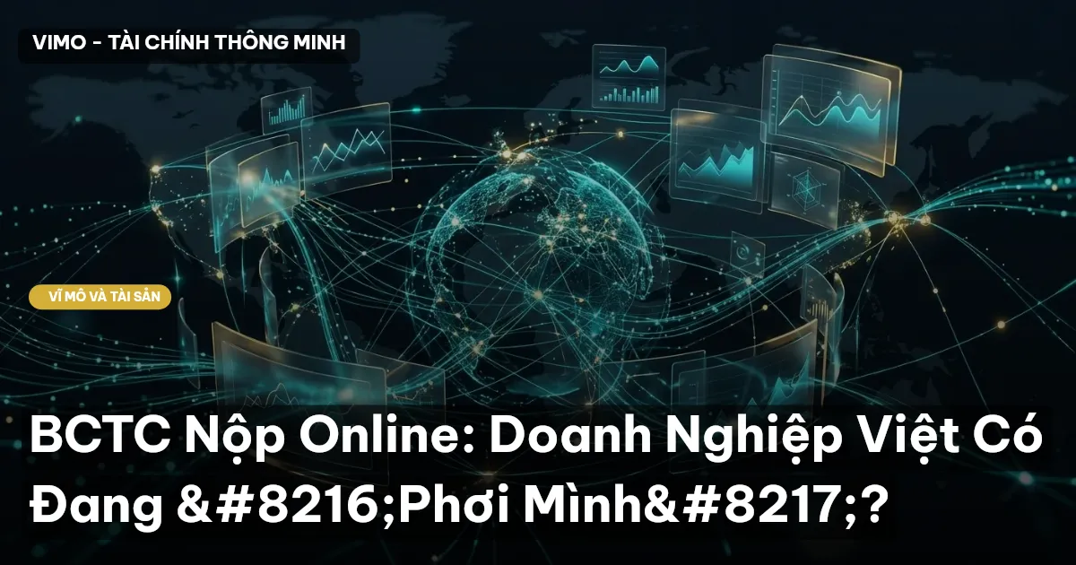 BCTC Nộp Online: Doanh Nghiệp Việt Có Đang ‘Phơi Mình’?