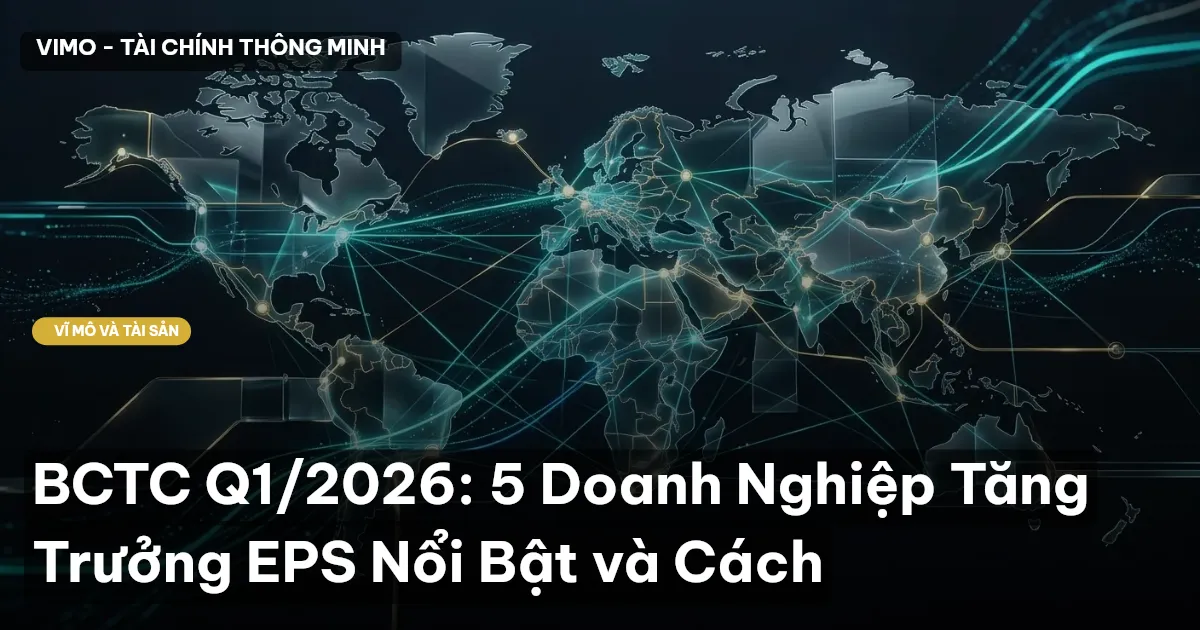 BCTC Q1/2026: 5 Doanh Nghiệp Tăng Trưởng EPS Nổi Bật và Cách