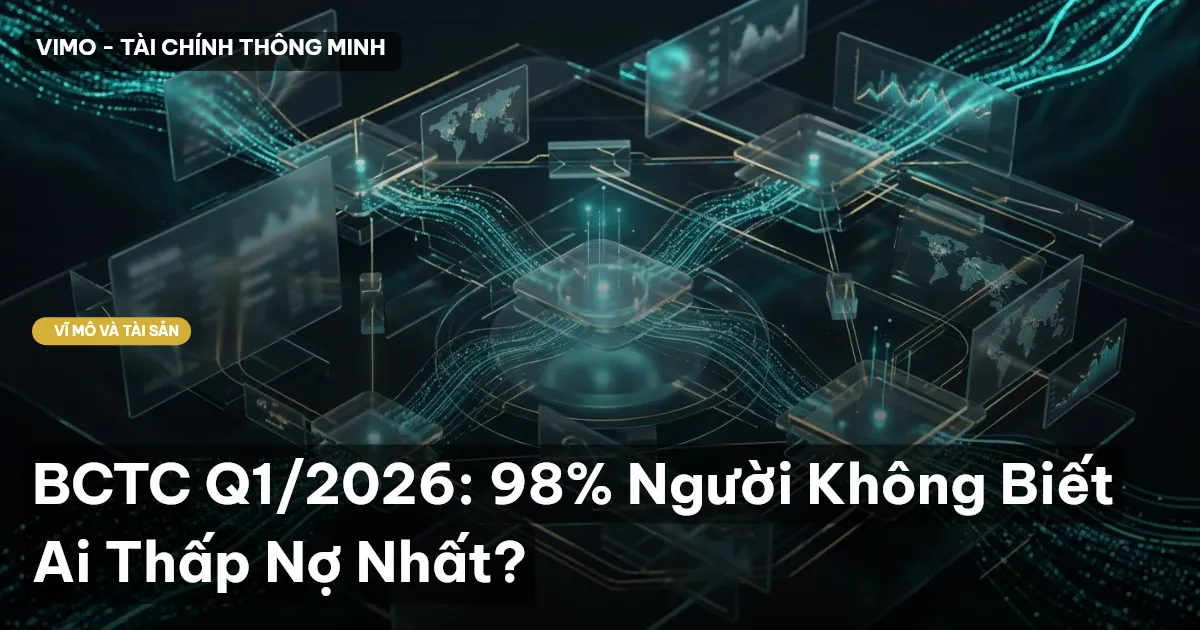 BCTC Q1/2026: 98% Người Không Biết Ai Thấp Nợ Nhất?