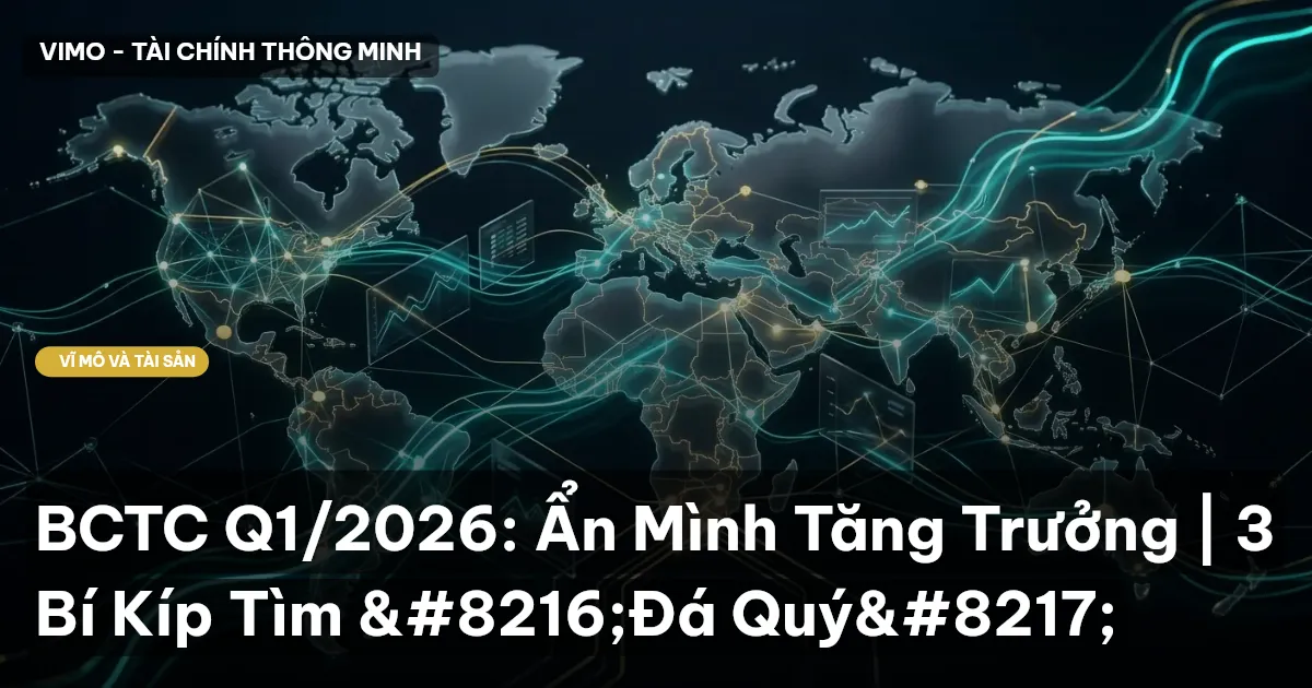 BCTC Q1/2026: Ẩn Mình Tăng Trưởng | 3 Bí Kíp Tìm ‘Đá Quý’