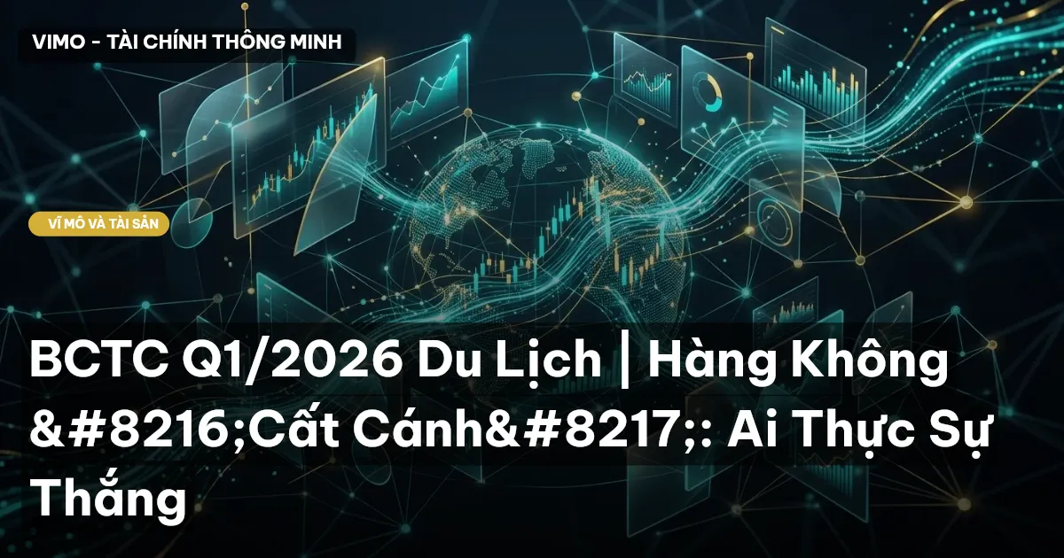 BCTC Q1/2026 Du Lịch | Hàng Không ‘Cất Cánh’: Ai Thực Sự Thắng