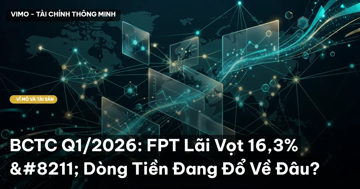 BCTC Q1/2026: FPT Lãi Vọt 16,3% – Dòng Tiền Đang Đổ Về Đâu?