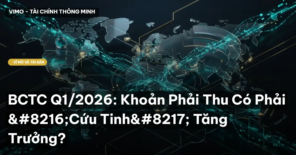 BCTC Q1/2026: Khoản Phải Thu Có Phải ‘Cứu Tinh’ Tăng Trưởng?