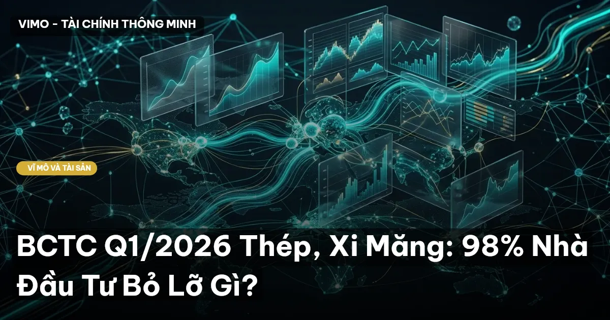 BCTC Q1/2026 Thép, Xi Măng: 98% Nhà Đầu Tư Bỏ Lỡ Gì?