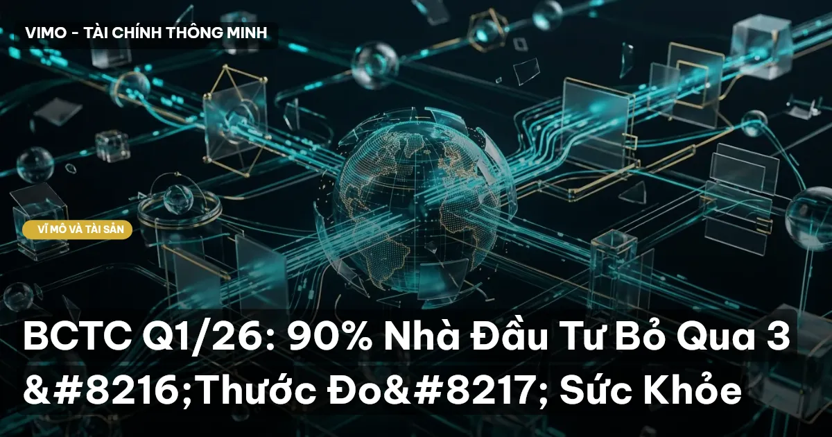 BCTC Q1/26: 90% Nhà Đầu Tư Bỏ Qua 3 ‘Thước Đo’ Sức Khỏe