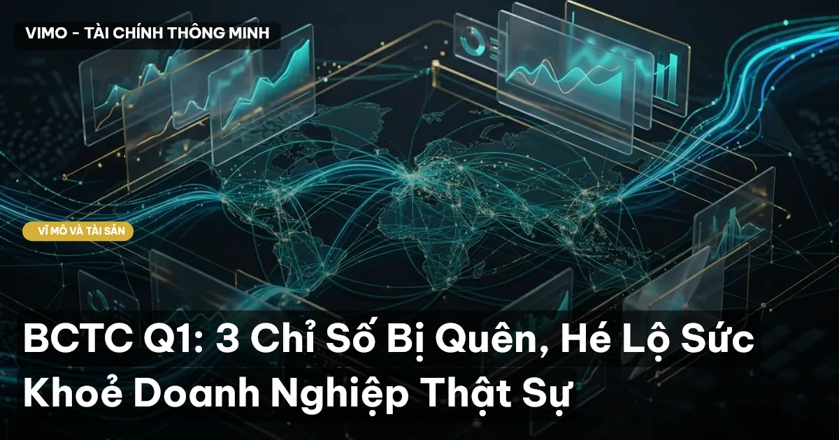 BCTC Q1: 3 Chỉ Số Bị Quên, Hé Lộ Sức Khoẻ Doanh Nghiệp Thật Sự