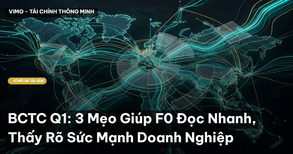 BCTC Q1: 3 Mẹo Giúp F0 Đọc Nhanh, Thấy Rõ Sức Mạnh Doanh Nghiệp