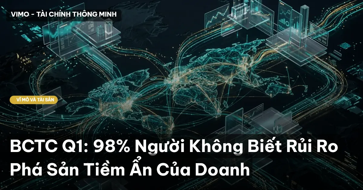 BCTC Q1: 98% Người Không Biết Rủi Ro Phá Sản Tiềm Ẩn Của Doanh
