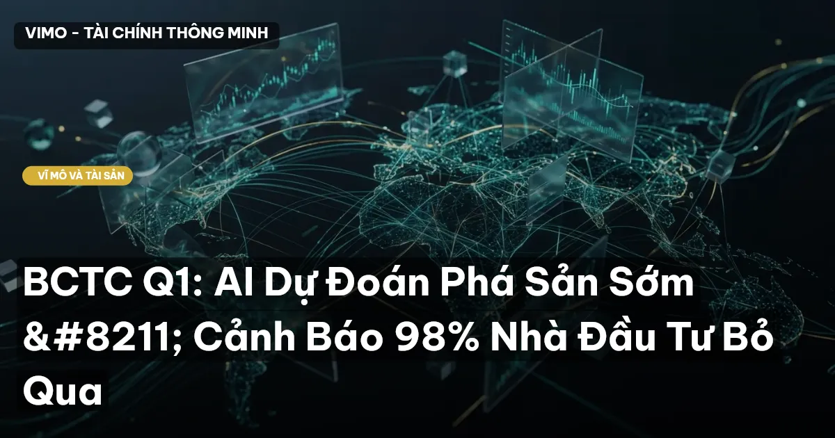 BCTC Q1: AI Dự Đoán Phá Sản Sớm – Cảnh Báo 98% Nhà Đầu Tư Bỏ Qua