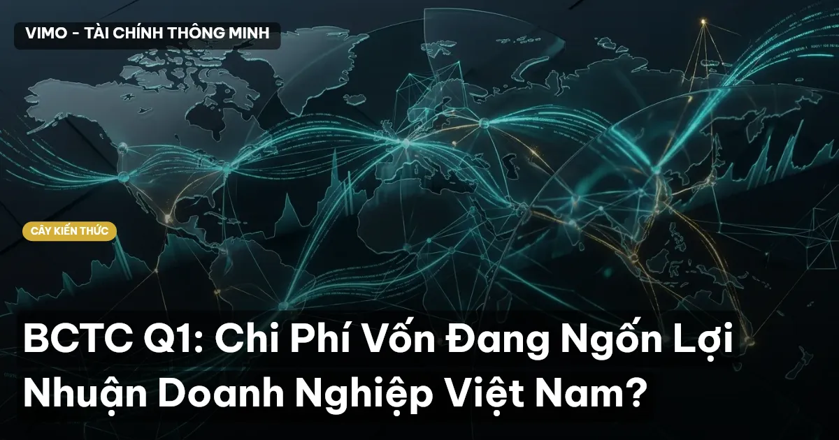 BCTC Q1: Chi Phí Vốn Đang Ngốn Lợi Nhuận Doanh Nghiệp Việt Nam?