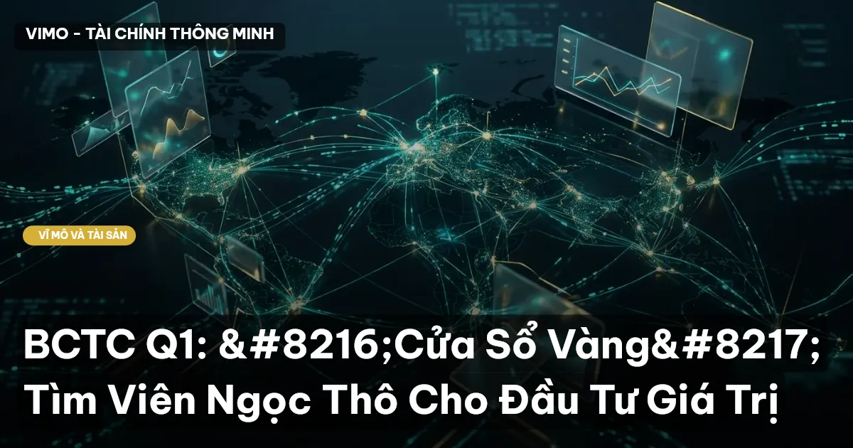 BCTC Q1: ‘Cửa Sổ Vàng’ Tìm Viên Ngọc Thô Cho Đầu Tư Giá Trị