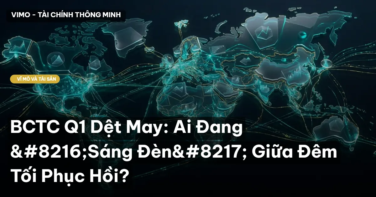 BCTC Q1 Dệt May: Ai Đang ‘Sáng Đèn’ Giữa Đêm Tối Phục Hồi?