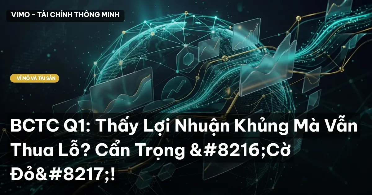 BCTC Q1: Thấy Lợi Nhuận Khủng Mà Vẫn Thua Lỗ? Cẩn Trọng ‘Cờ Đỏ’!