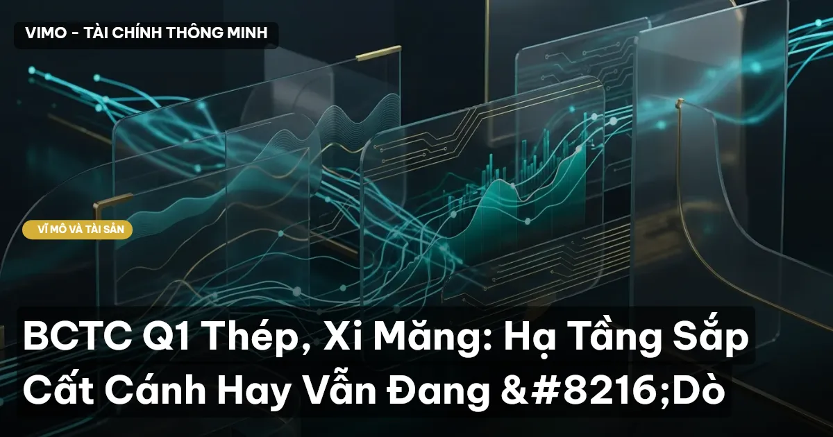 BCTC Q1 Thép, Xi Măng: Hạ Tầng Sắp Cất Cánh Hay Vẫn Đang ‘Dò