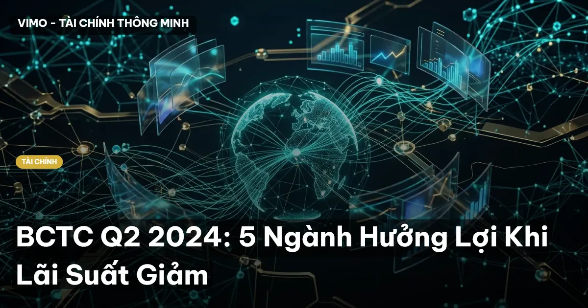 BCTC Q2 2024: 5 Ngành Hưởng Lợi Khi Lãi Suất Giảm