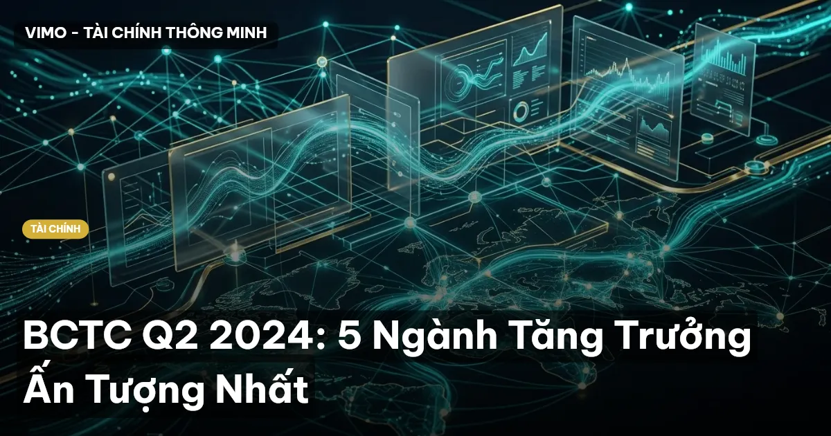 BCTC Q2 2024: 5 Ngành Tăng Trưởng Ấn Tượng Nhất