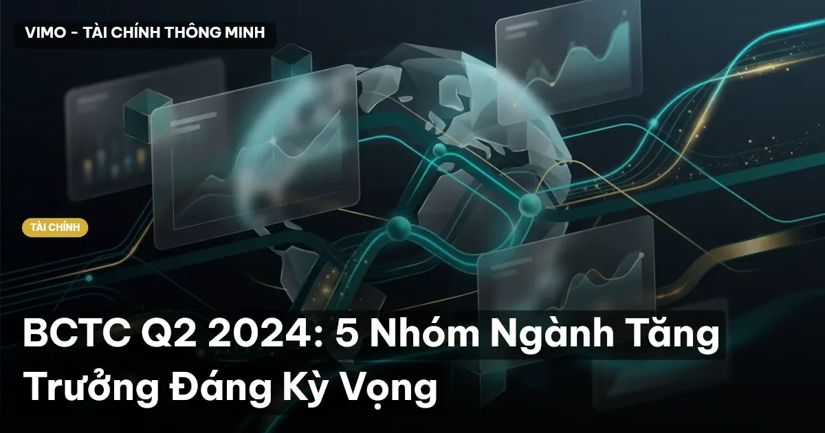 BCTC Q2 2024: 5 Nhóm Ngành Tăng Trưởng Đáng Kỳ Vọng