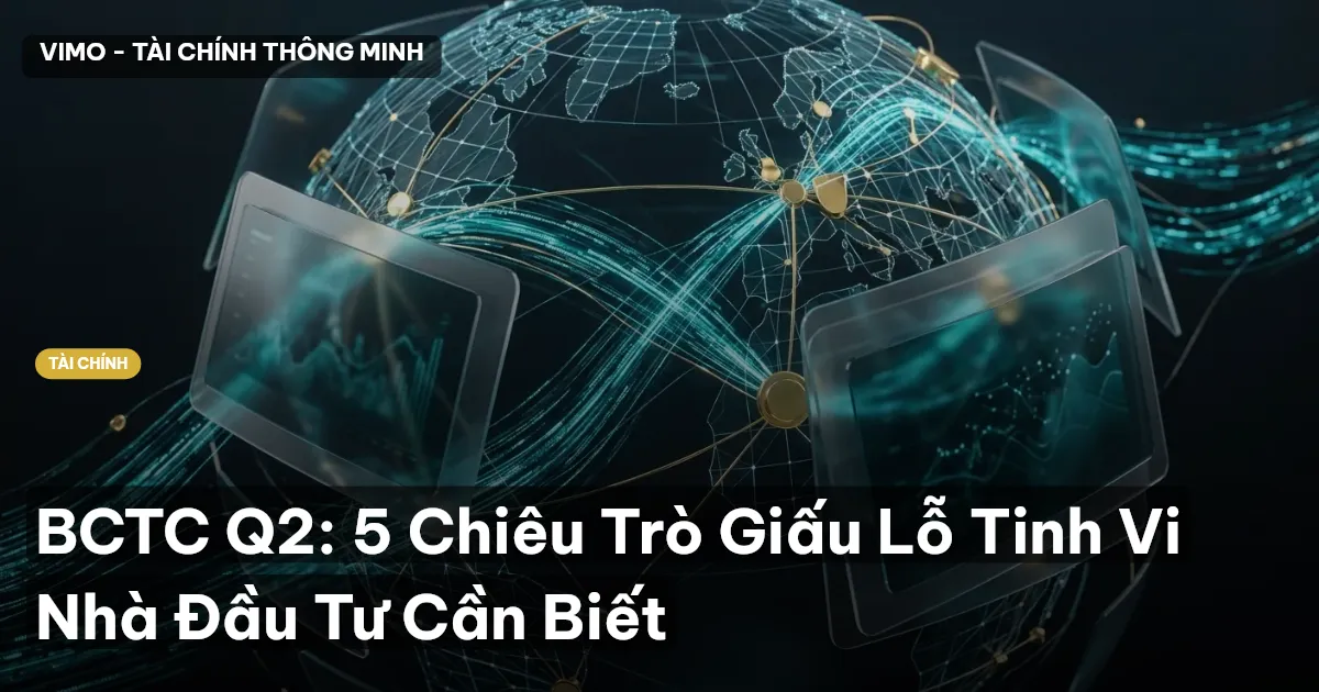 BCTC Q2: 5 Chiêu Trò Giấu Lỗ Tinh Vi Nhà Đầu Tư Cần Biết