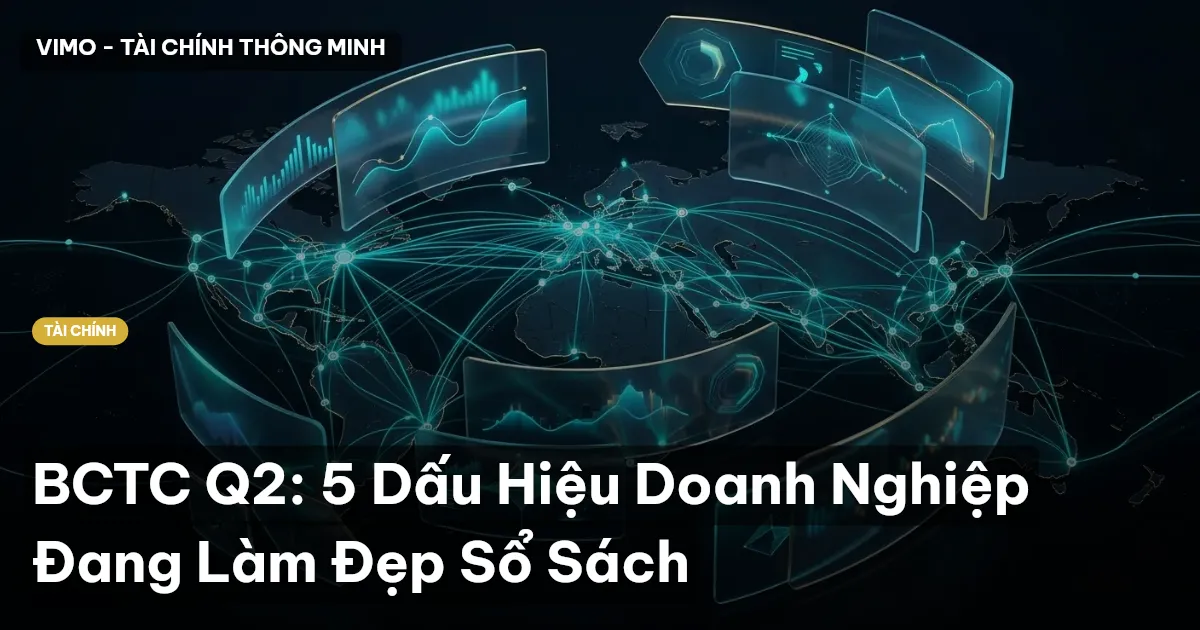 BCTC Q2: 5 Dấu Hiệu Doanh Nghiệp Đang Làm Đẹp Sổ Sách