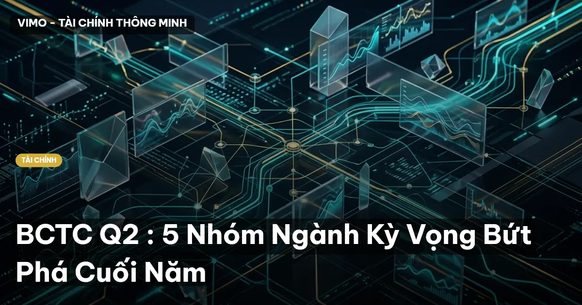 BCTC Q2 : 5 Nhóm Ngành Kỳ Vọng Bứt Phá Cuối Năm