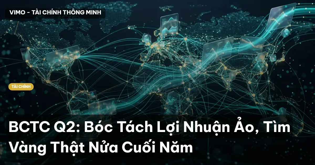 BCTC Q2: Bóc Tách Lợi Nhuận Ảo, Tìm Vàng Thật Nửa Cuối Năm