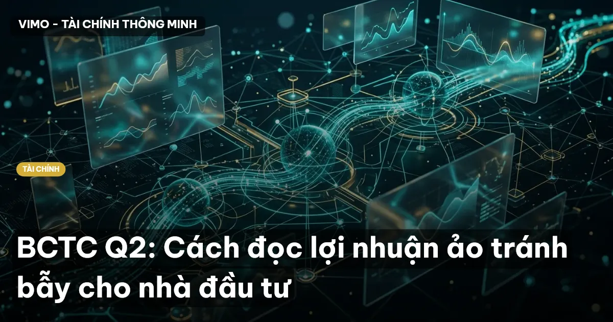 BCTC Q2: Cách đọc lợi nhuận ảo tránh bẫy cho nhà đầu tư