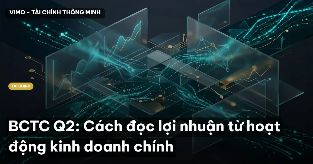 BCTC Q2: Cách đọc lợi nhuận từ hoạt động kinh doanh chính