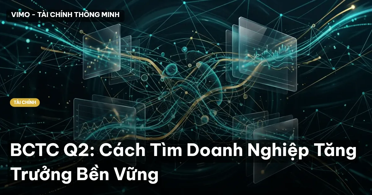 BCTC Q2: Cách Tìm Doanh Nghiệp Tăng Trưởng Bền Vững