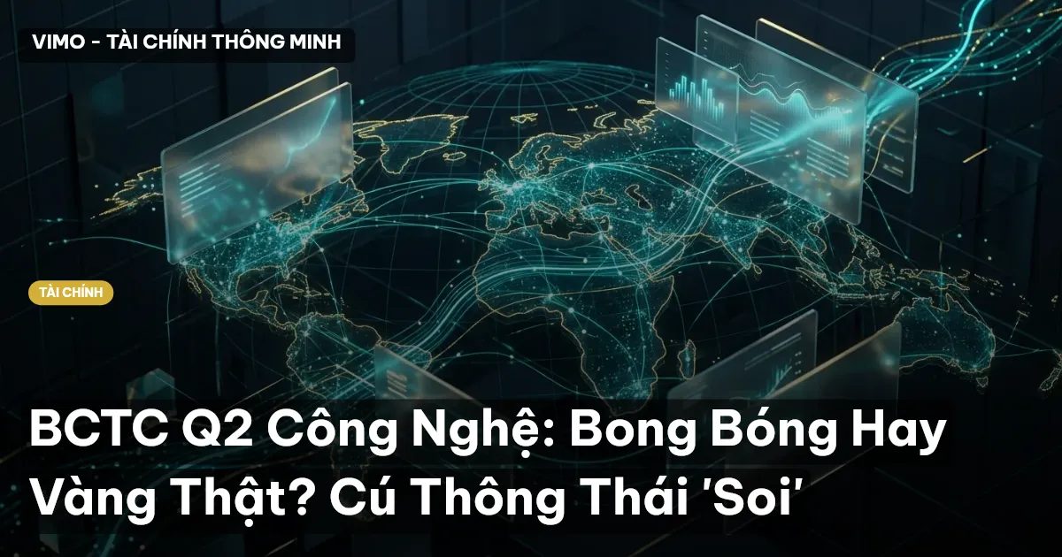 BCTC Q2 Công Nghệ: Bong Bóng Hay Vàng Thật? Cú Thông Thái 'Soi'