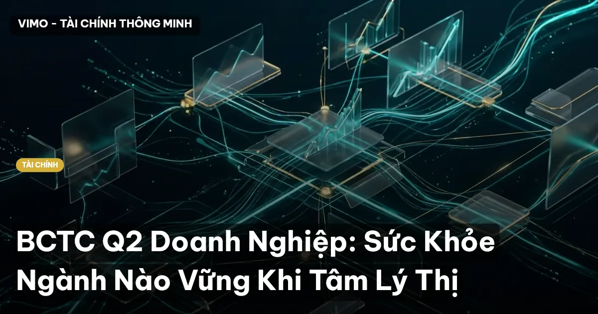 BCTC Q2 Doanh Nghiệp: Sức Khỏe Ngành Nào Vững Khi Tâm Lý Thị