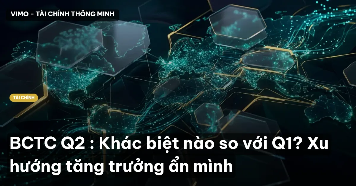 BCTC Q2 : Khác biệt nào so với Q1? Xu hướng tăng trưởng ẩn mình