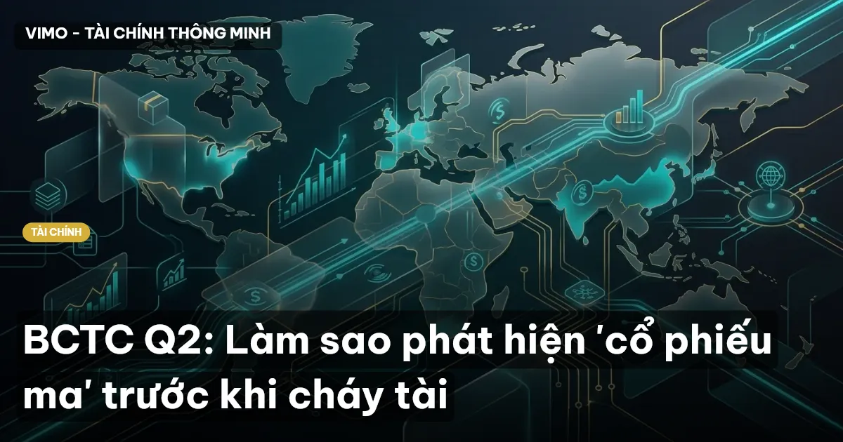 BCTC Q2: Làm sao phát hiện 'cổ phiếu ma' trước khi cháy tài