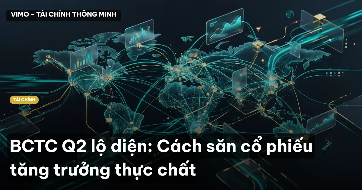 BCTC Q2 lộ diện: Cách săn cổ phiếu tăng trưởng thực chất