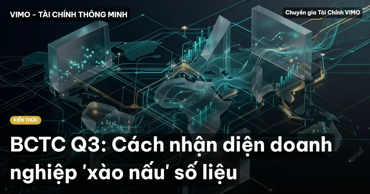 BCTC Q3: Cách nhận diện doanh nghiệp 'xào nấu' số liệu