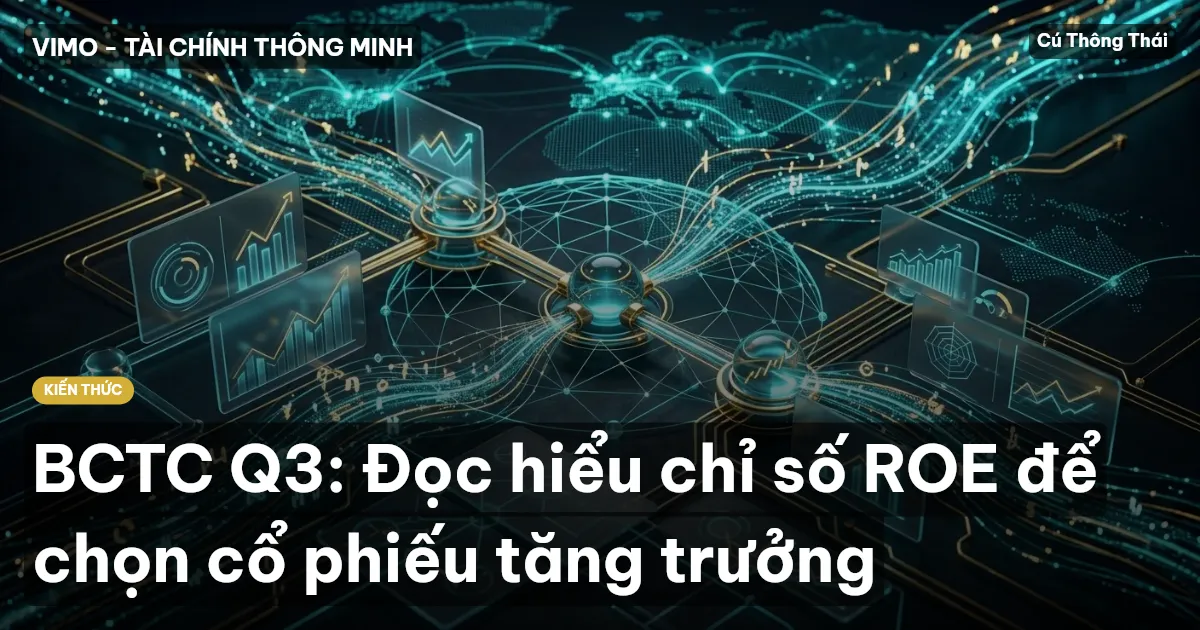 BCTC Q3: Đọc hiểu chỉ số ROE để chọn cổ phiếu tăng trưởng