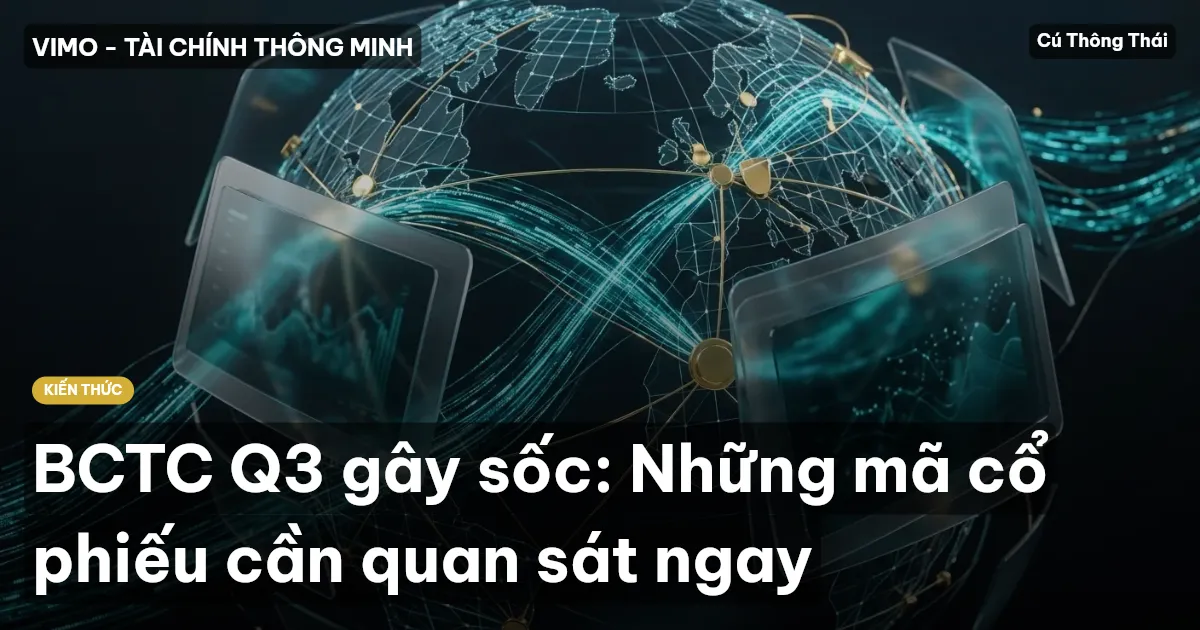 BCTC Q3 gây sốc: Những mã cổ phiếu cần quan sát ngay