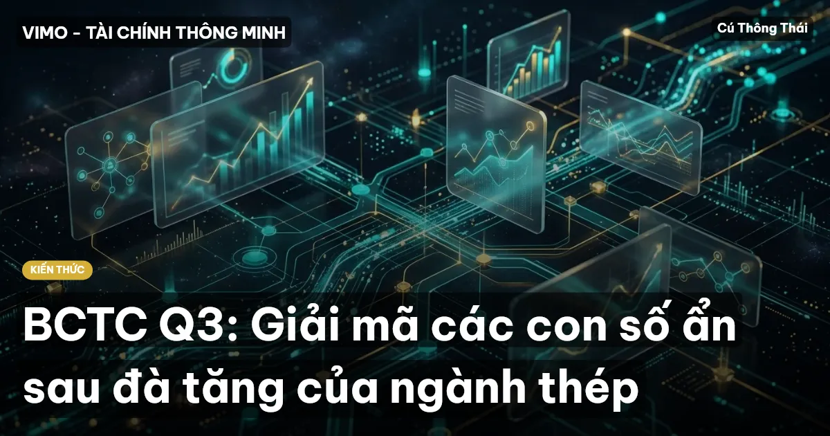 BCTC Q3: Giải mã các con số ẩn sau đà tăng của ngành thép