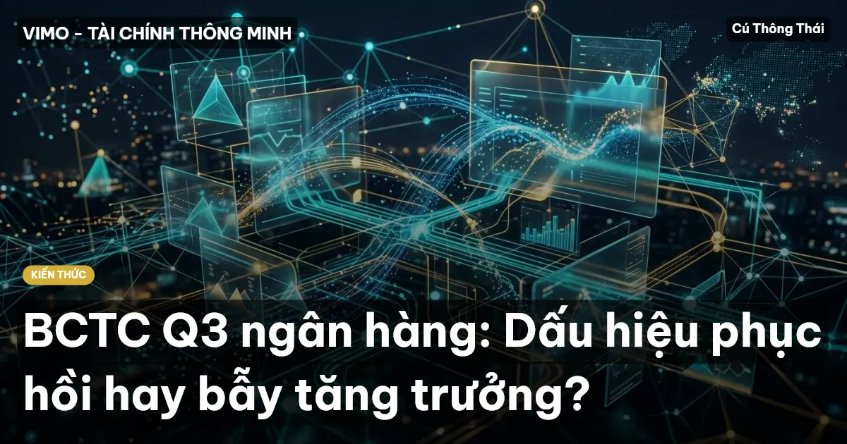 BCTC Q3 ngân hàng: Dấu hiệu phục hồi hay bẫy tăng trưởng?