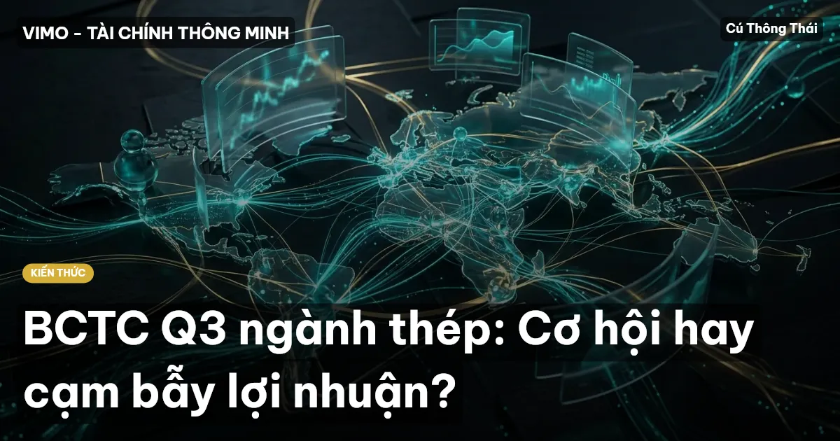 BCTC Q3 ngành thép: Cơ hội hay cạm bẫy lợi nhuận?