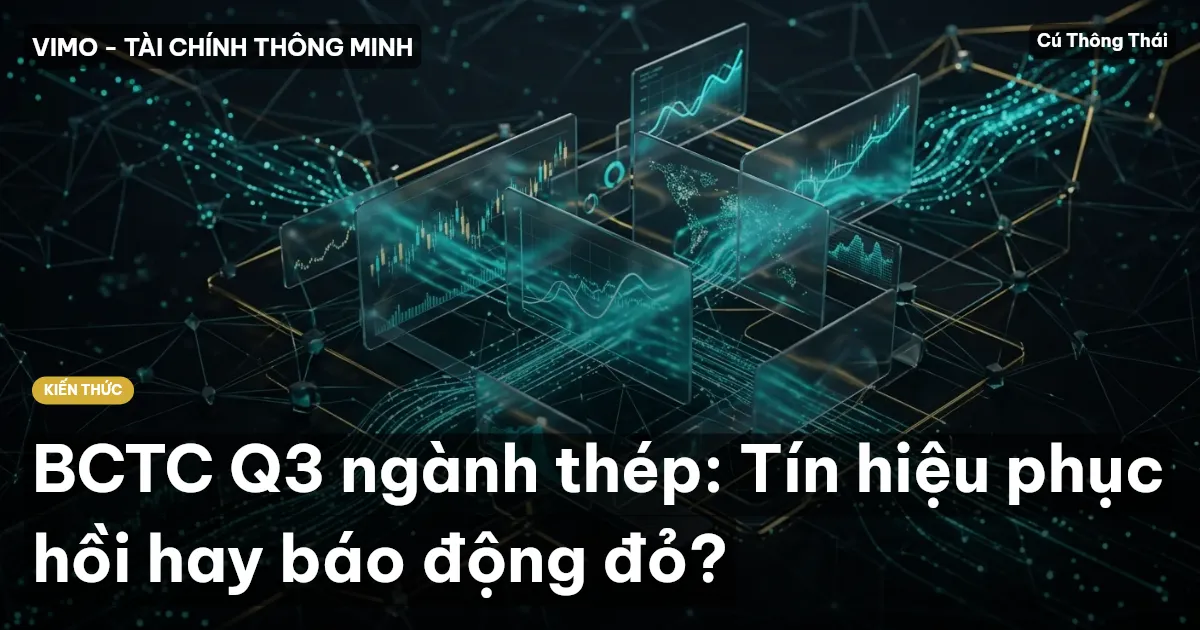 BCTC Q3 ngành thép: Tín hiệu phục hồi hay báo động đỏ?