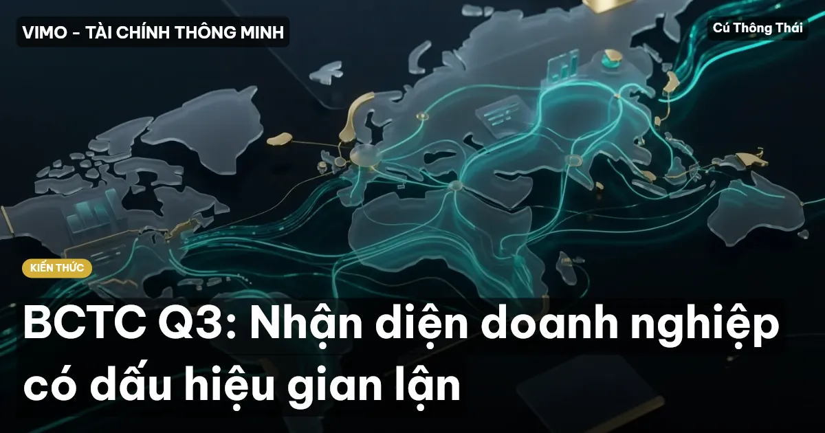 BCTC Q3: Nhận diện doanh nghiệp có dấu hiệu gian lận