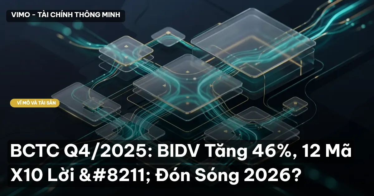 BCTC Q4/2025: BIDV Tăng 46%, 12 Mã X10 Lời – Đón Sóng 2026?