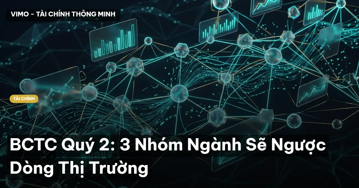 BCTC Quý 2: 3 Nhóm Ngành Sẽ Ngược Dòng Thị Trường
