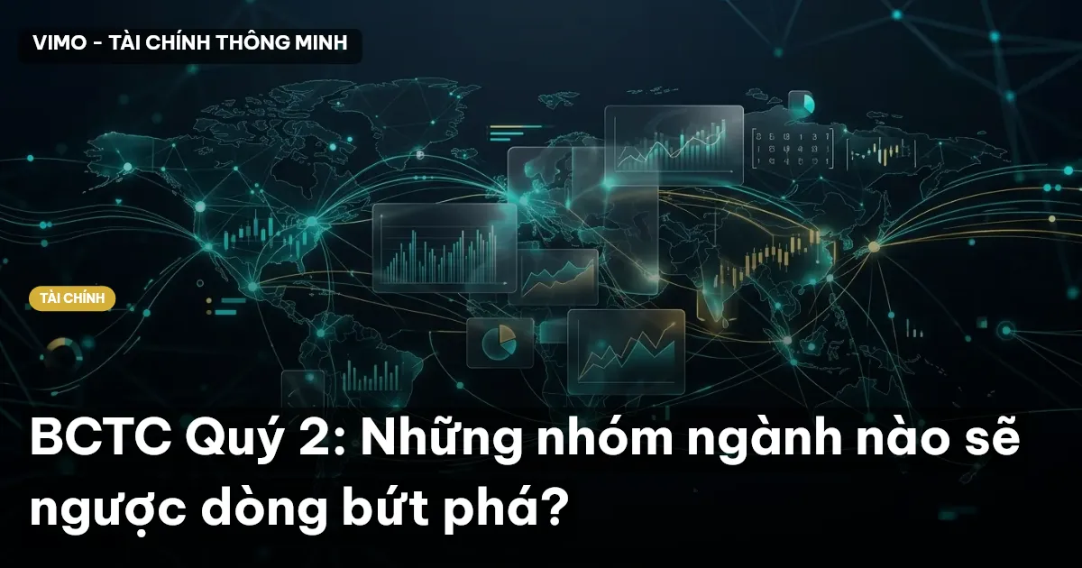 BCTC Quý 2: Những nhóm ngành nào sẽ ngược dòng bứt phá?