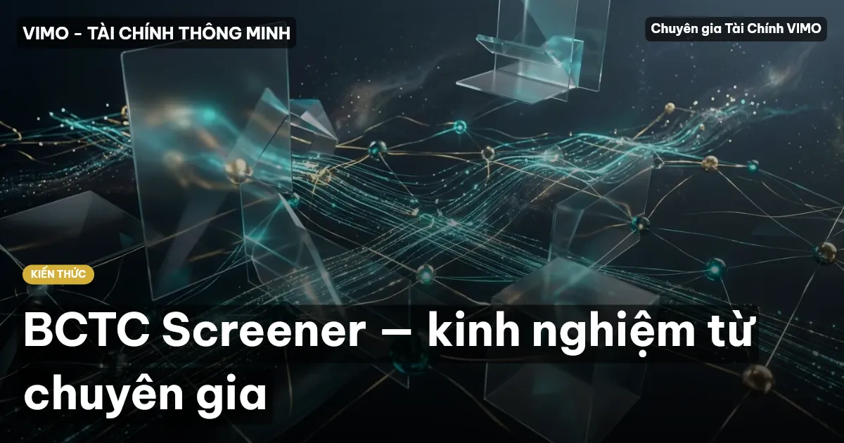 BCTC Screener — kinh nghiệm từ chuyên gia