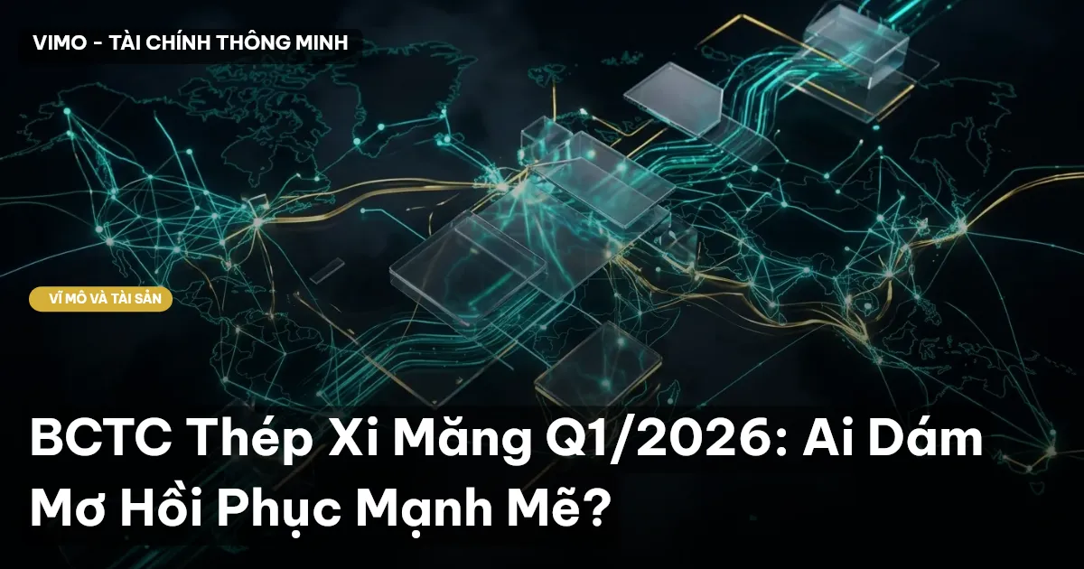 BCTC Thép Xi Măng Q1/2026: Ai Dám Mơ Hồi Phục Mạnh Mẽ?