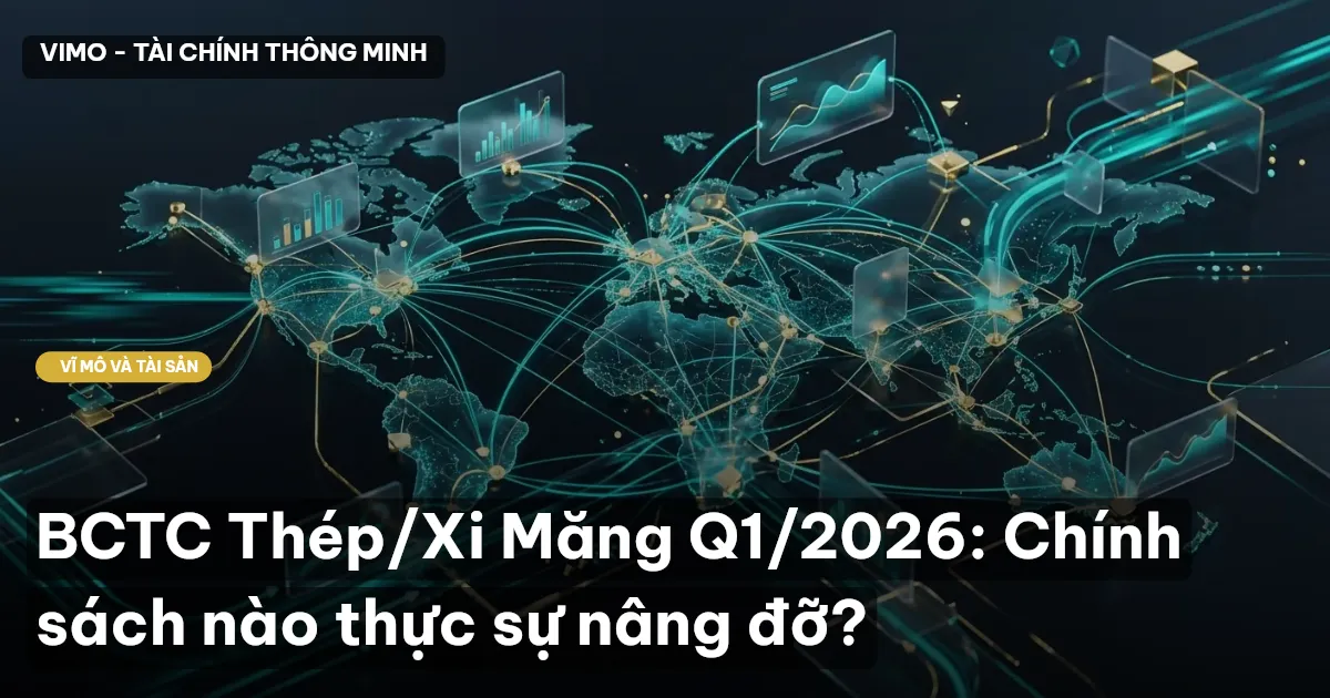 BCTC Thép/Xi Măng Q1/2026: Chính sách nào thực sự nâng đỡ?