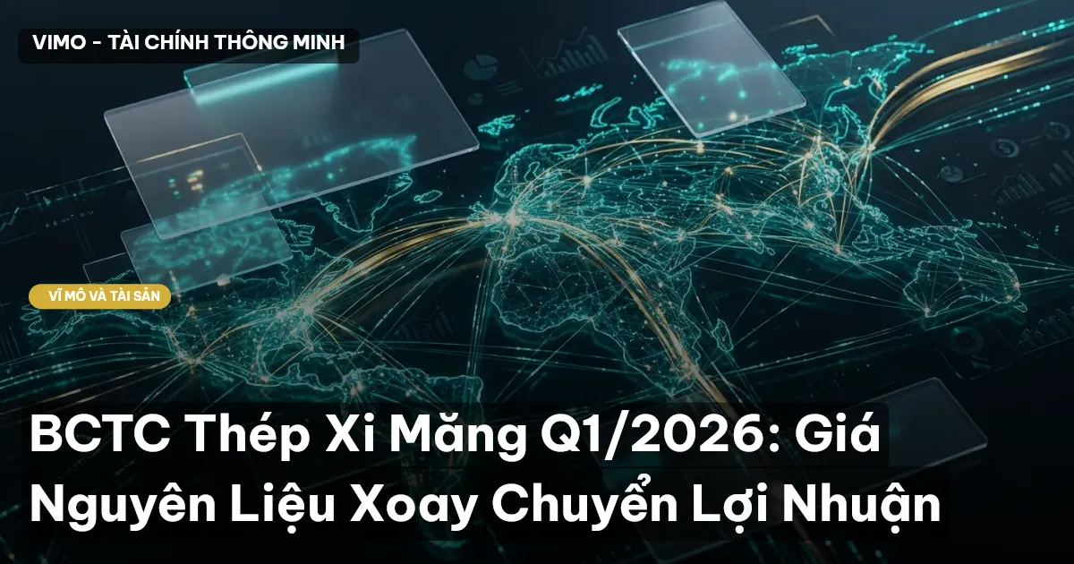 BCTC Thép Xi Măng Q1/2026: Giá Nguyên Liệu Xoay Chuyển Lợi Nhuận