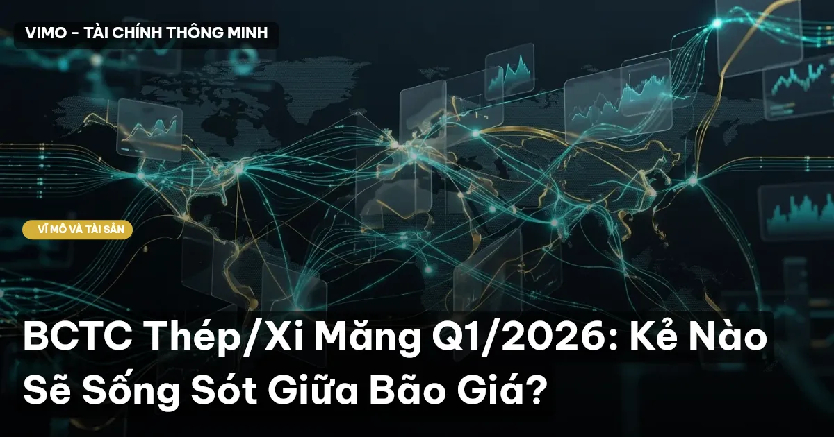 BCTC Thép/Xi Măng Q1/2026: Kẻ Nào Sẽ Sống Sót Giữa Bão Giá?