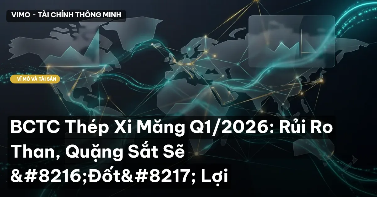 BCTC Thép Xi Măng Q1/2026: Rủi Ro Than, Quặng Sắt Sẽ ‘Đốt’ Lợi